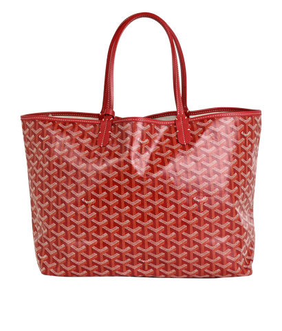 Saint Louis PM, £1,800, Handbags, Red, Canvas, Front view